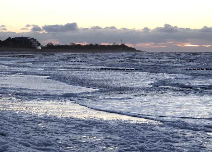 Stormy Beach Sunset