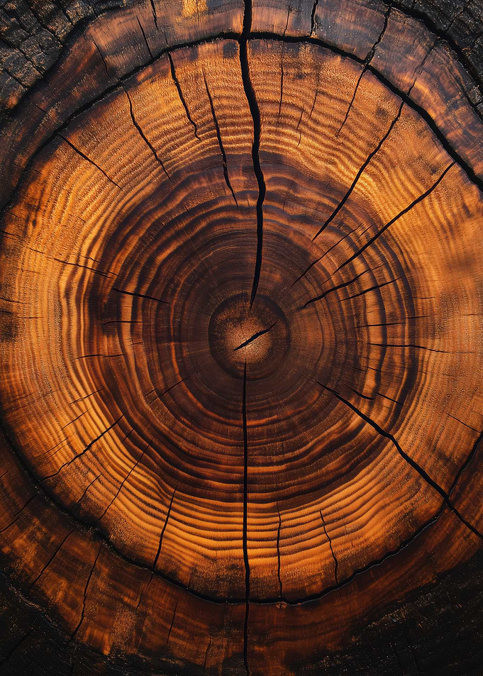 Tree Trunk Cross Section