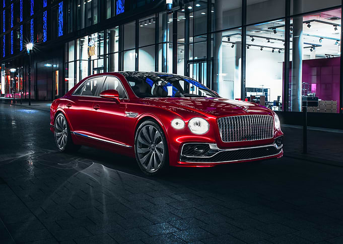 Red Bentley Flying Spur