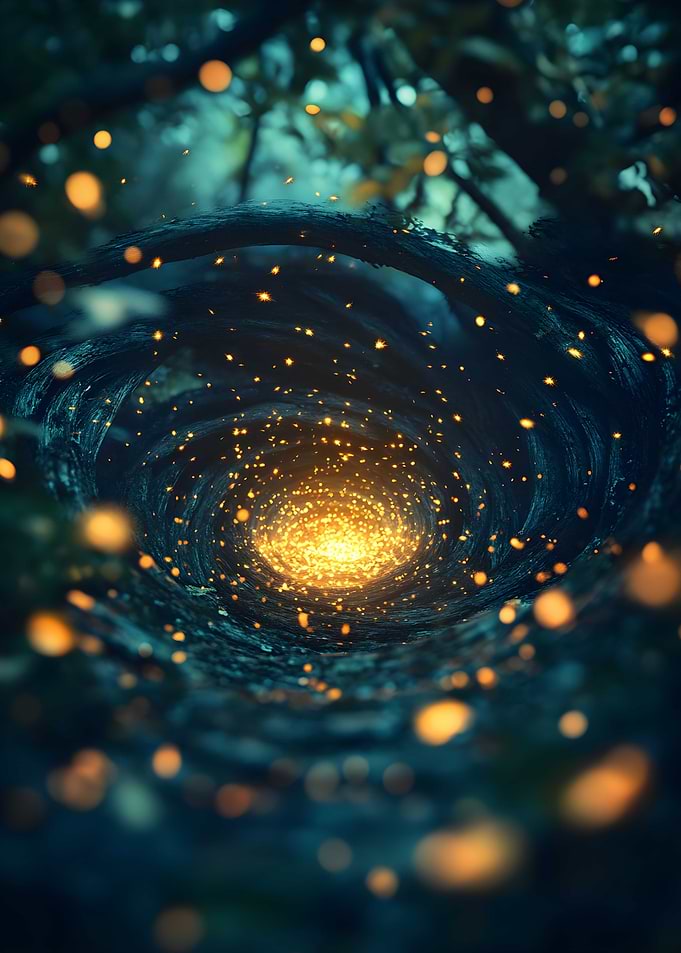 Surrealism Portal of the Fireflies Fireflies