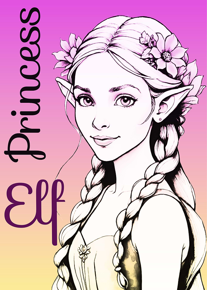 Elf Princess Illustration