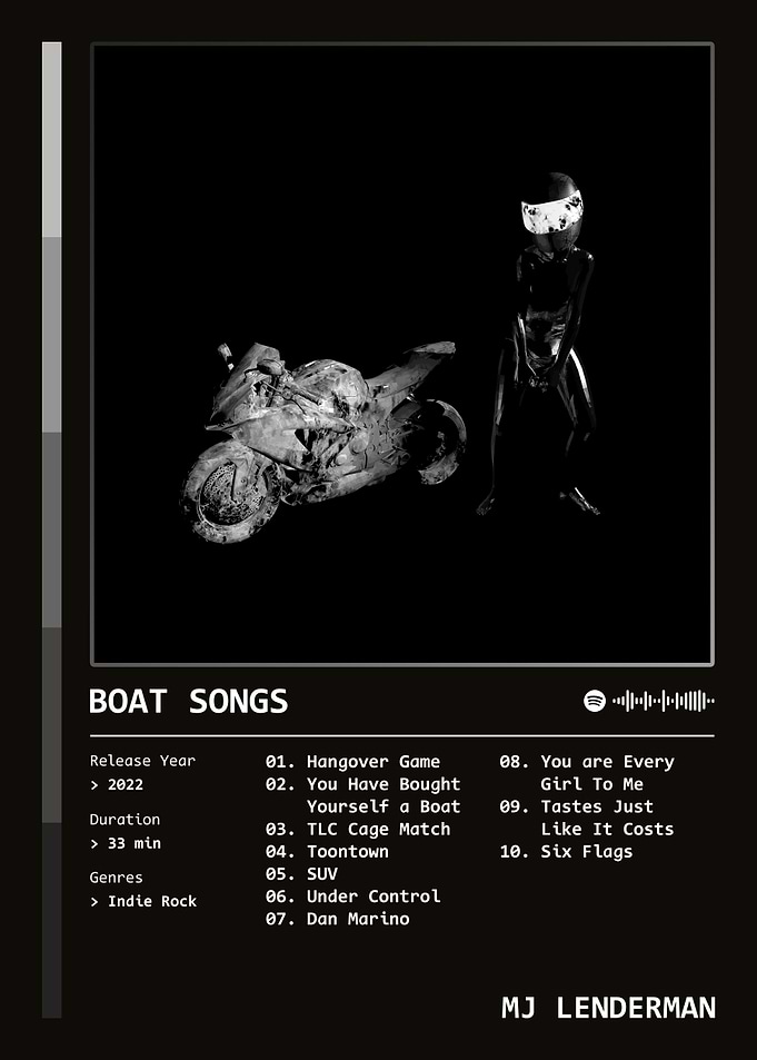 Boat Songs (2022) Album by MJ Lenderman