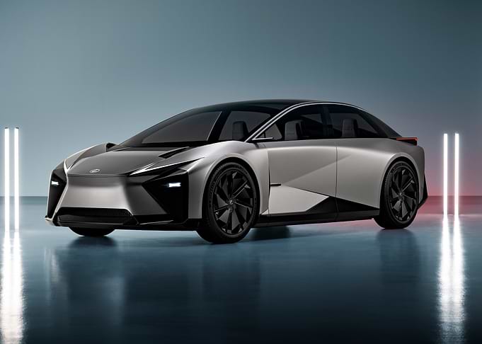 Futuristic Electric Sedan