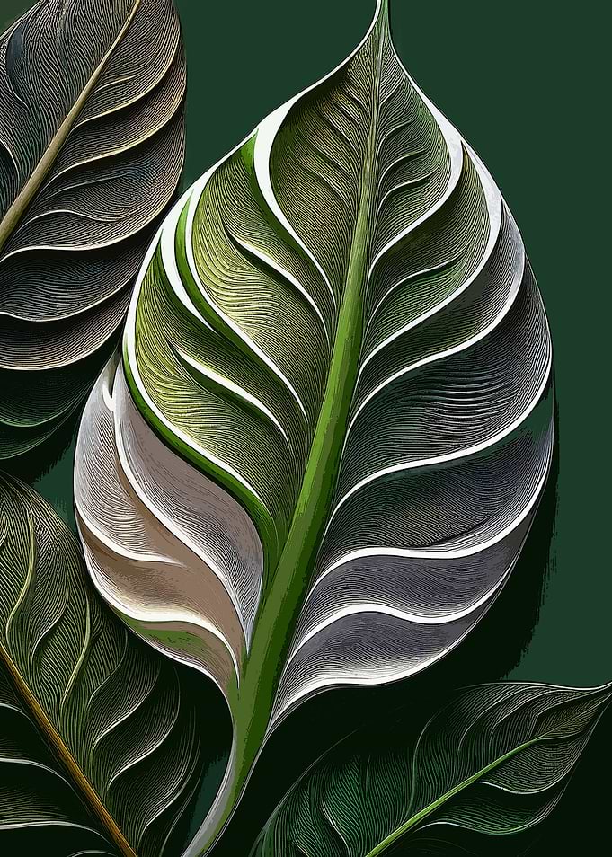 Green Leaf Abstract