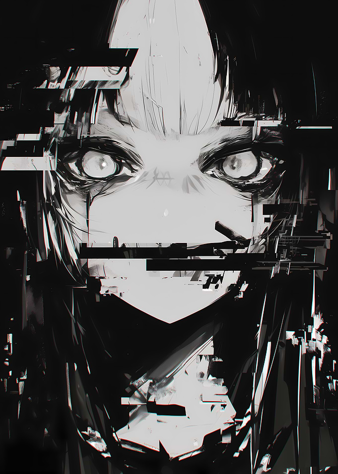 Glitch Anime Girl