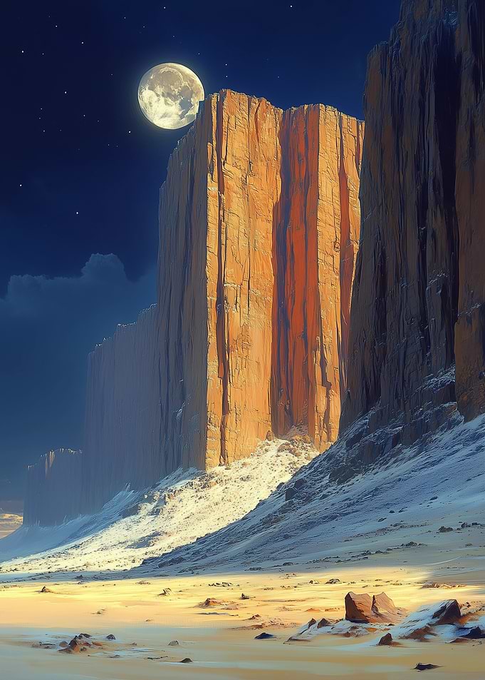 Moonlit Canyon