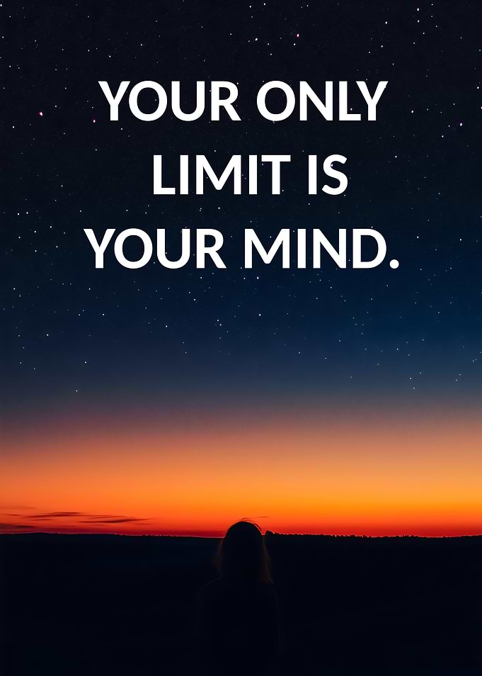 Inspirational Sunset Quote