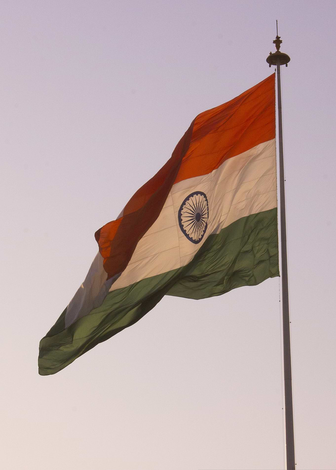 Indian Flag Waving