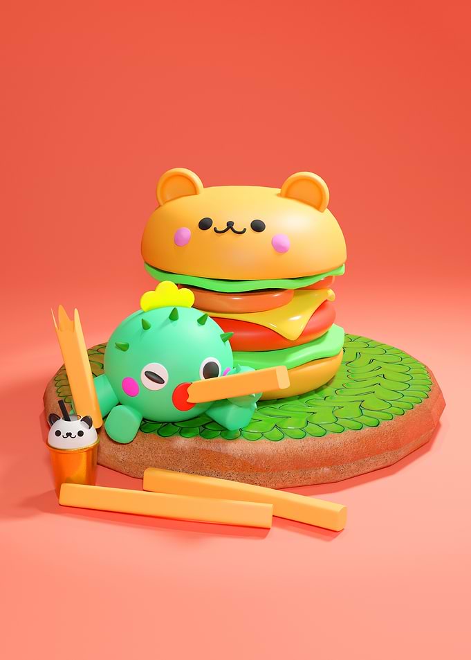 Cute Food Friends