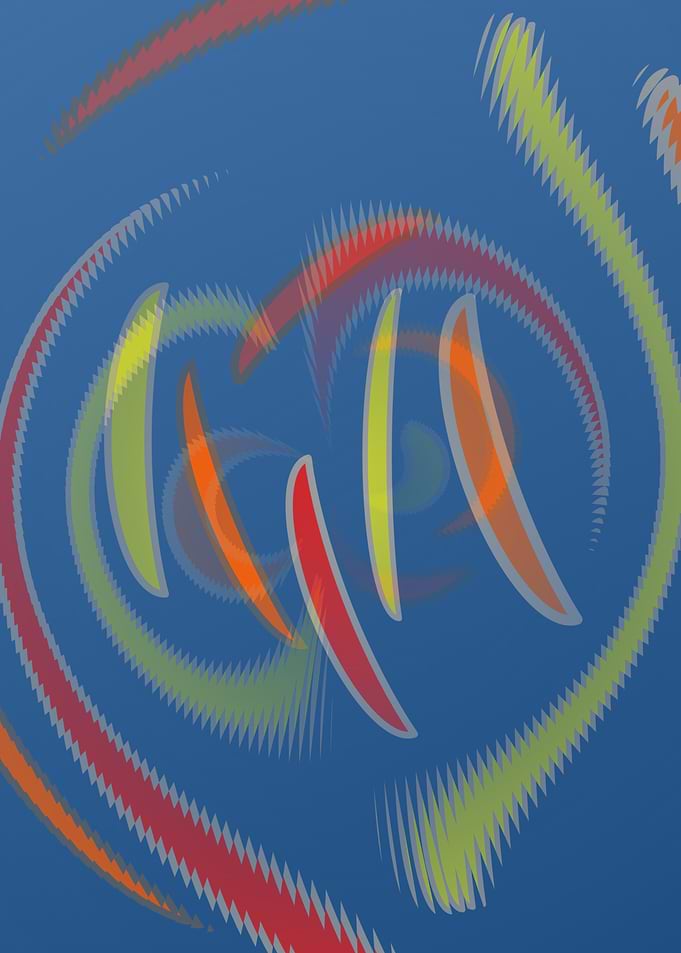 Abstract Colorful Swirls