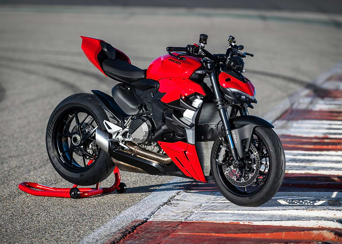 Red Ducati Streetfighter V4