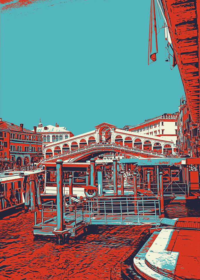 Venice Bridge & Canal