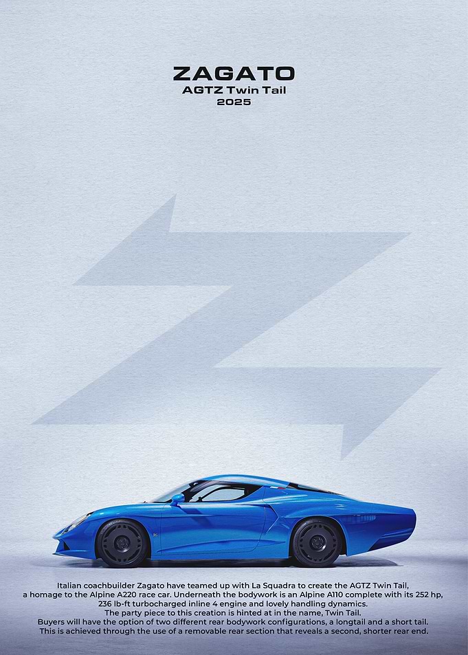 Zagato AGTZ Twin Tail