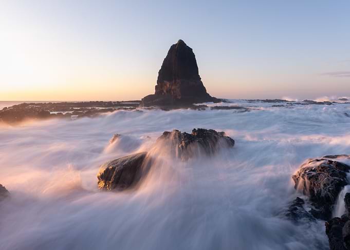 Sea Stack at Sunset