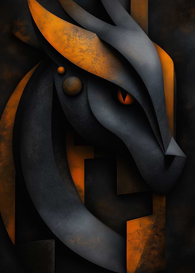 Abstract Dragon Head