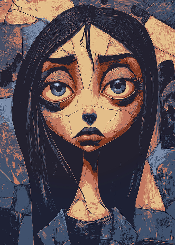 Digital Art Portrait of a Woman