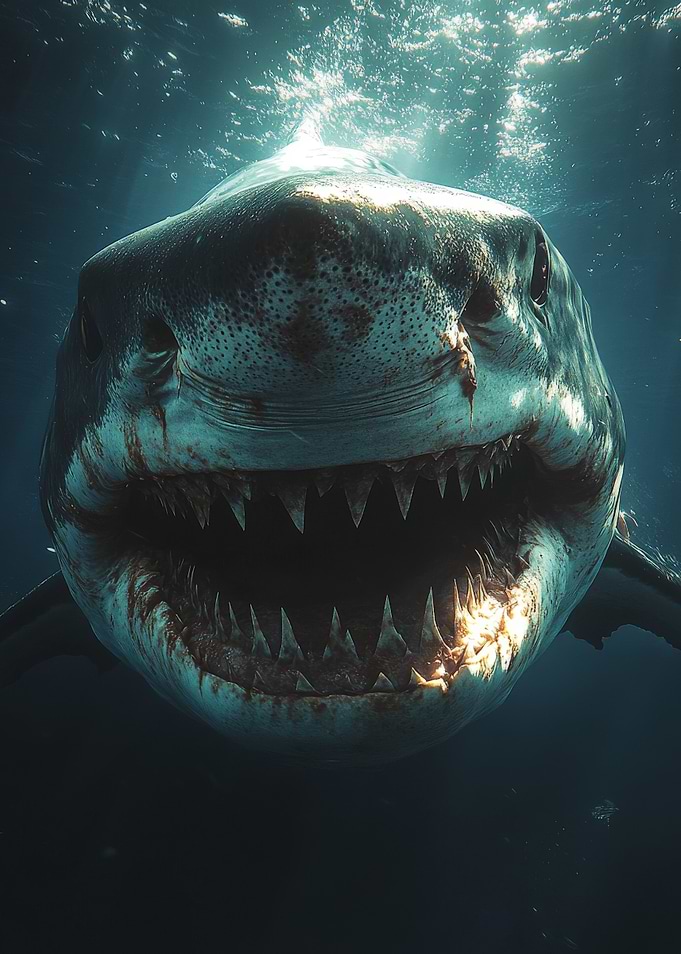 Great White Shark Close-Up