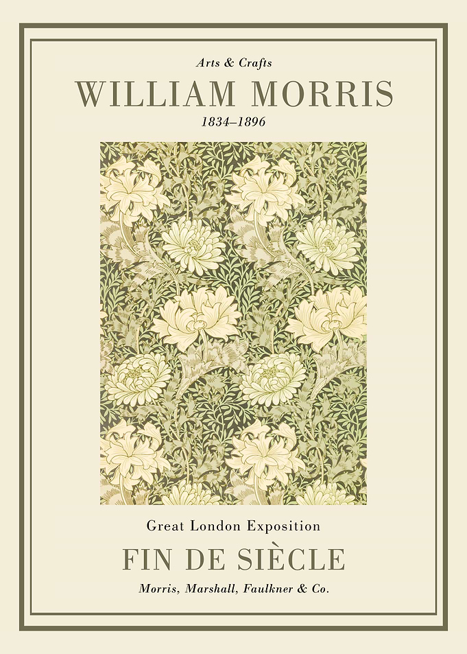 William Morris Fin de Siècle Poster