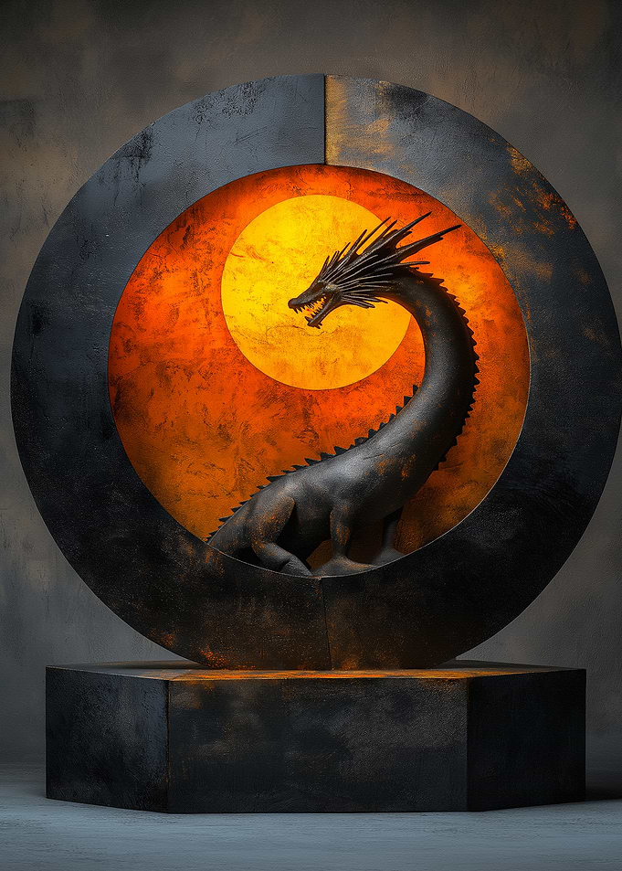 Dragon Sculpture Lamp