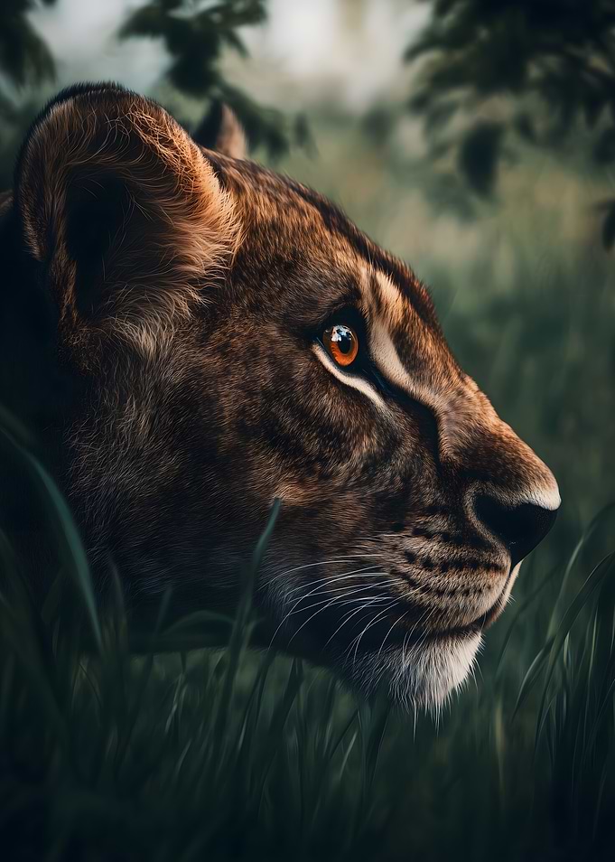 Lioness Close-Up