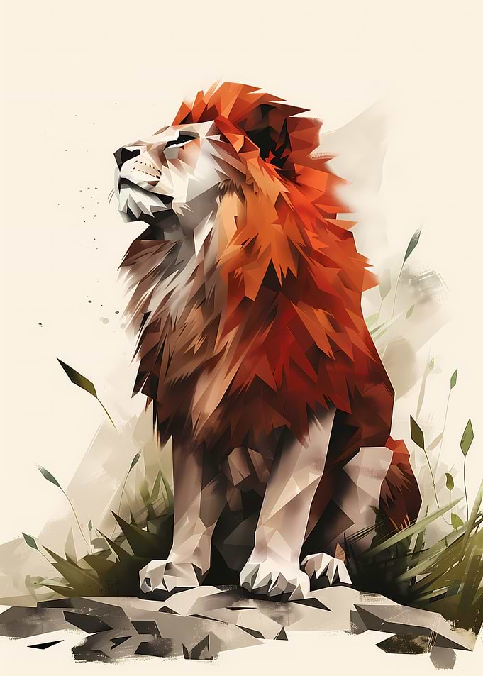 Geometric Lion