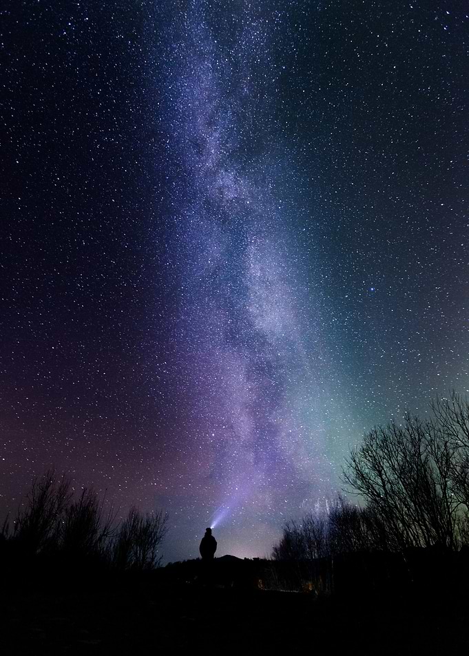 Milky Way Night Sky