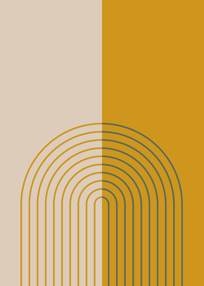 Abstract Arch Wall Art