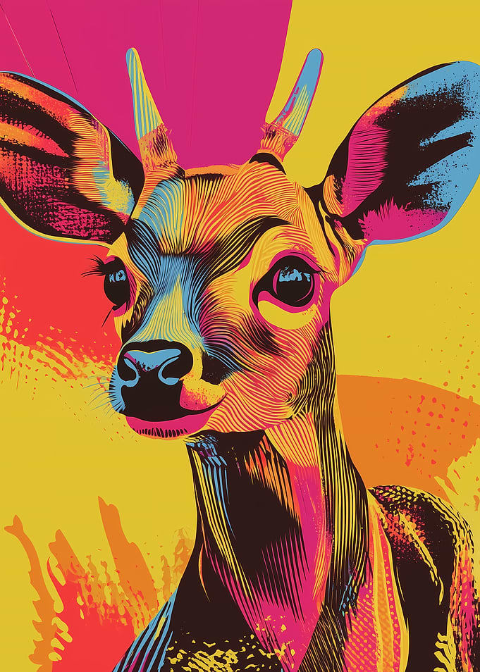 Pop Art Deer