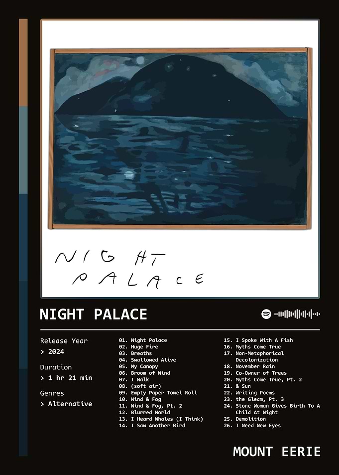 Night Palace (2024) Album by Mount Eerie