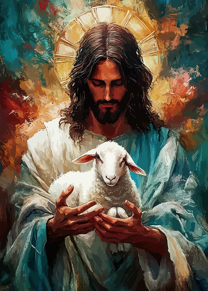 Jesus with Lamb