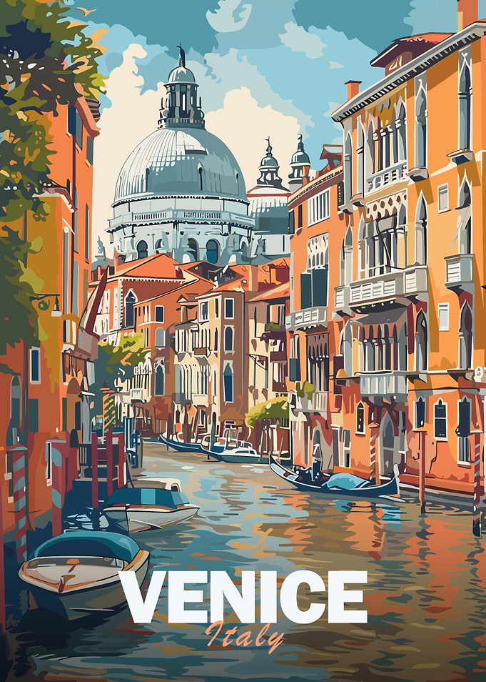 Venice Canal Scene