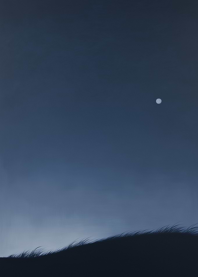 Night Sky with Moon