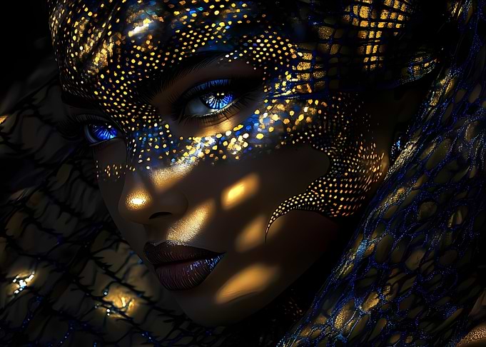 Sun kissed Mystical Woman