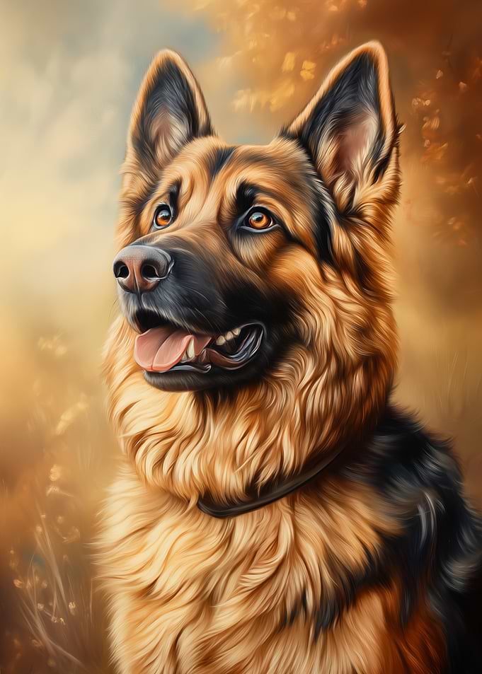 German Shepherd Portrait