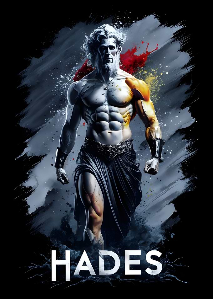 Hades Greek God Art Muscular