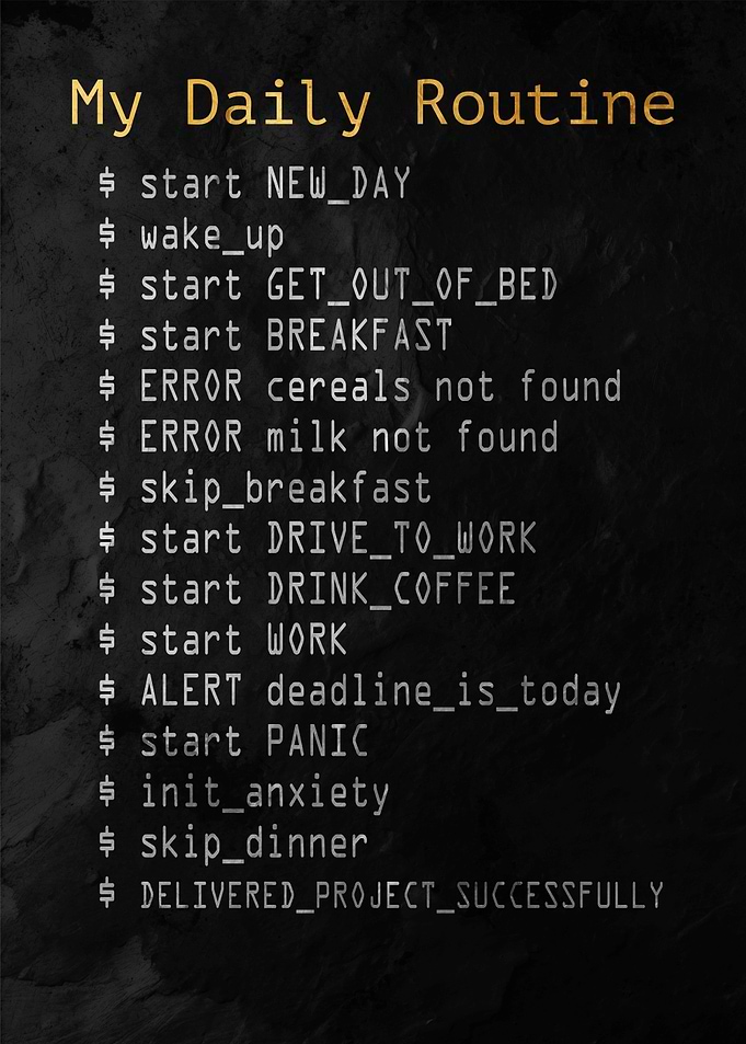 Daily Routine Code