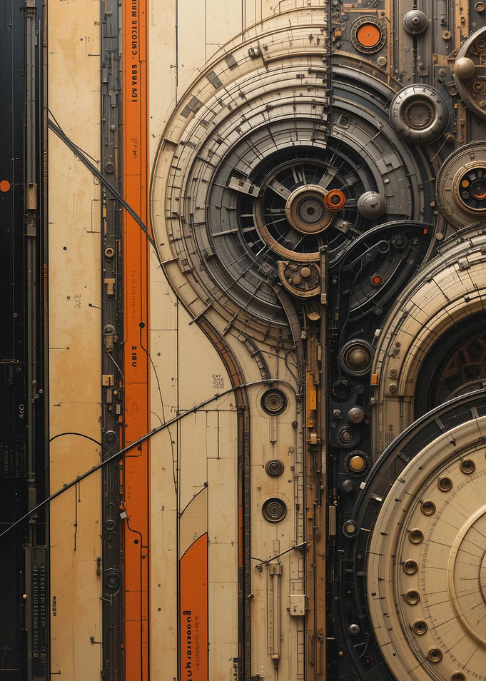 Steampunk Gear Wall