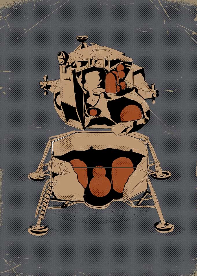 Lunar Module Illustration