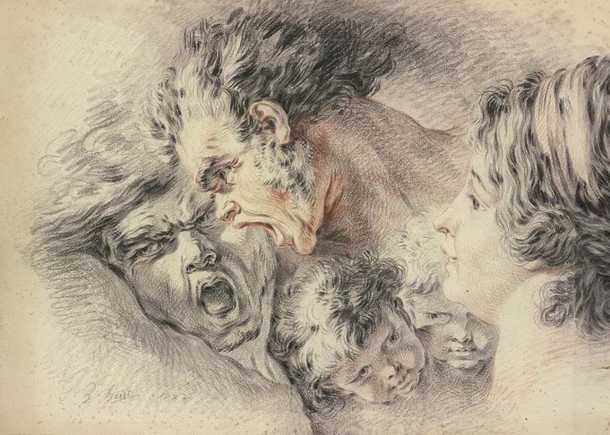 Study sheet with different heads