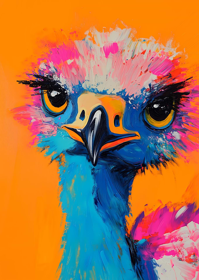 Colorful Bird Portrait