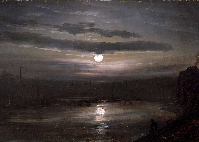 The Elbe in Moonlight