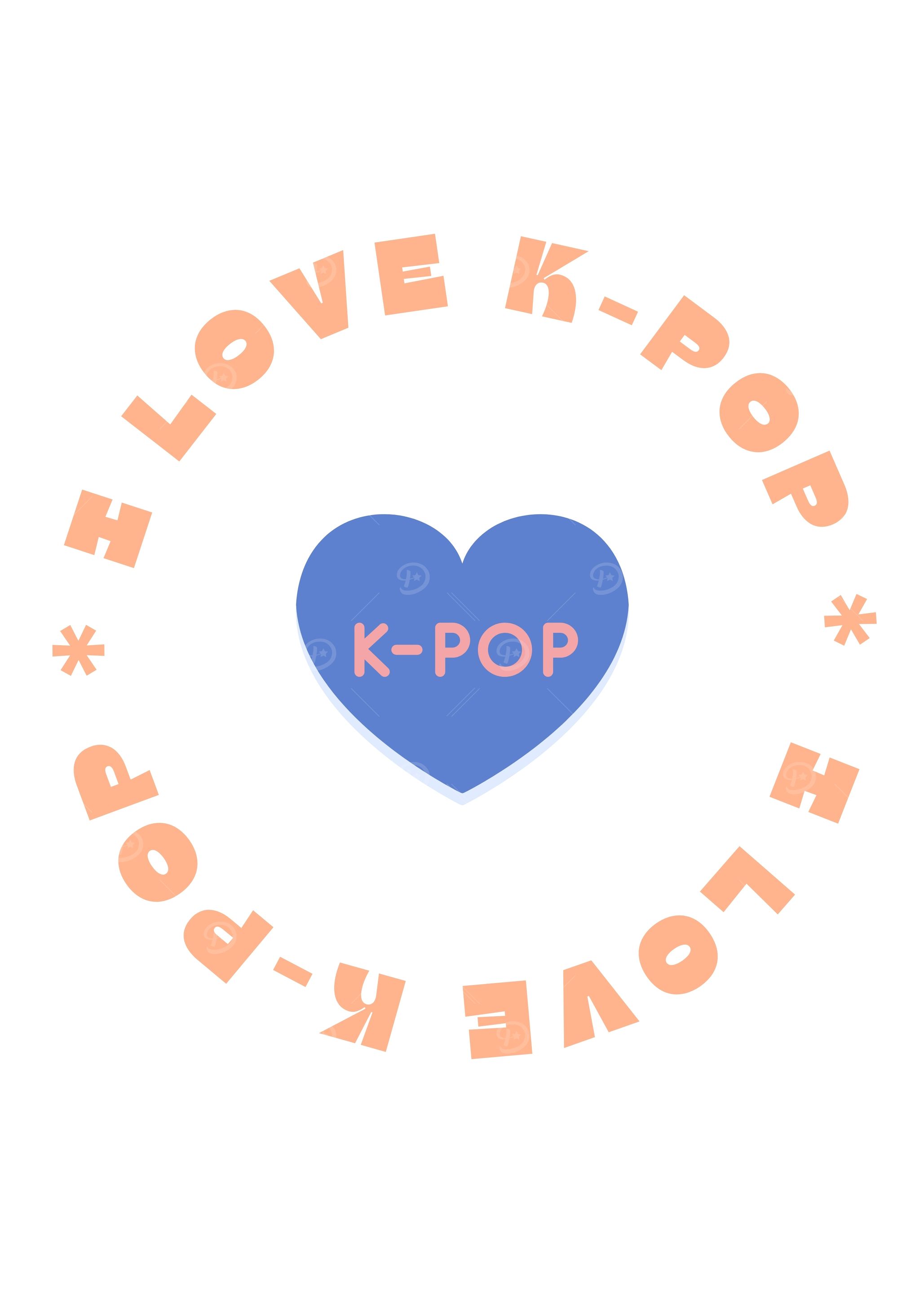 K-Pop Heart Design