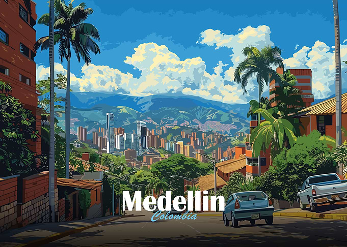 Medellin Cityscape
