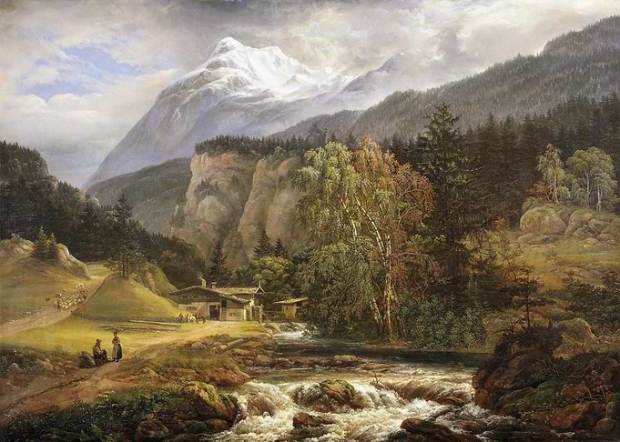 Alpine Landscape (1821)