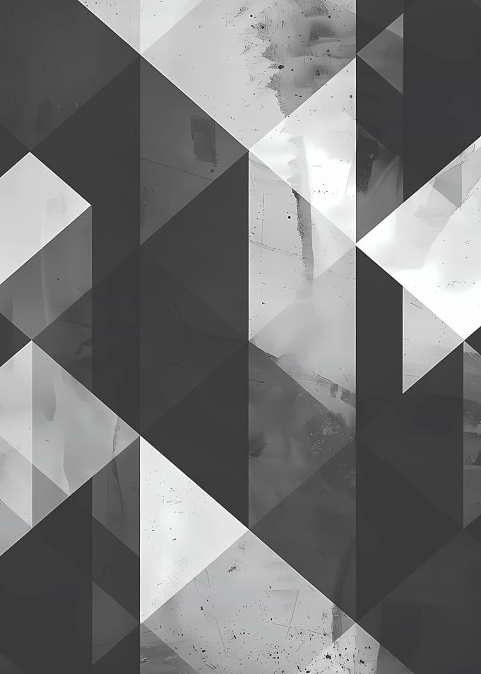 dark grey triangle pattern