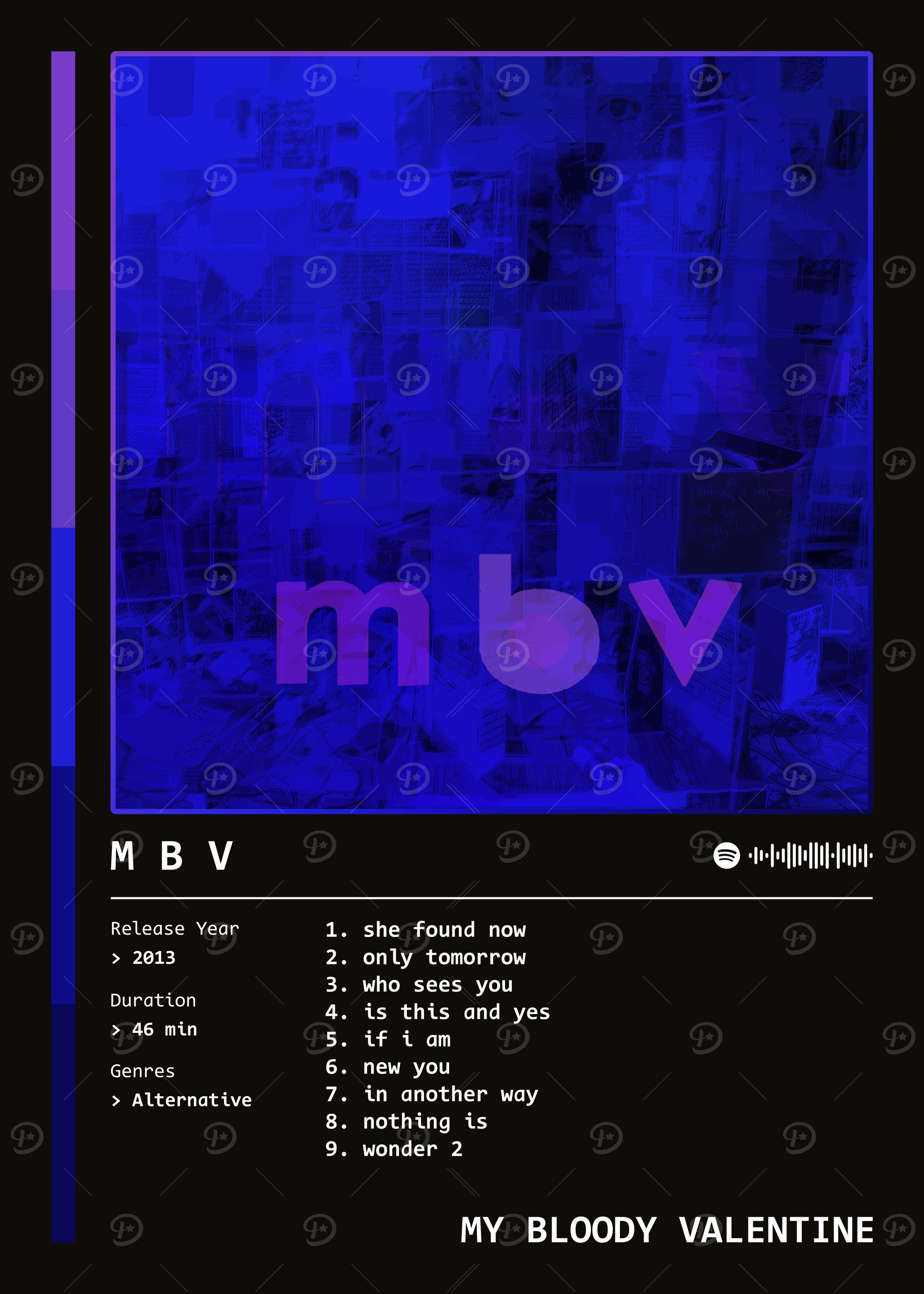 m b v (2013) Album by my bloody valentine