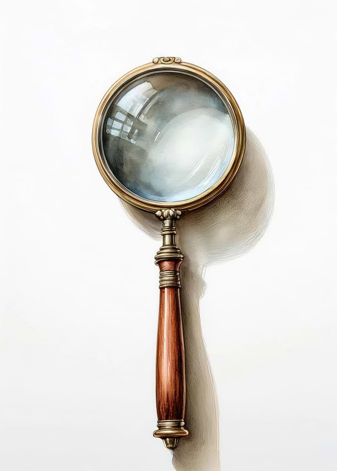 Antique Magnifying Glass
