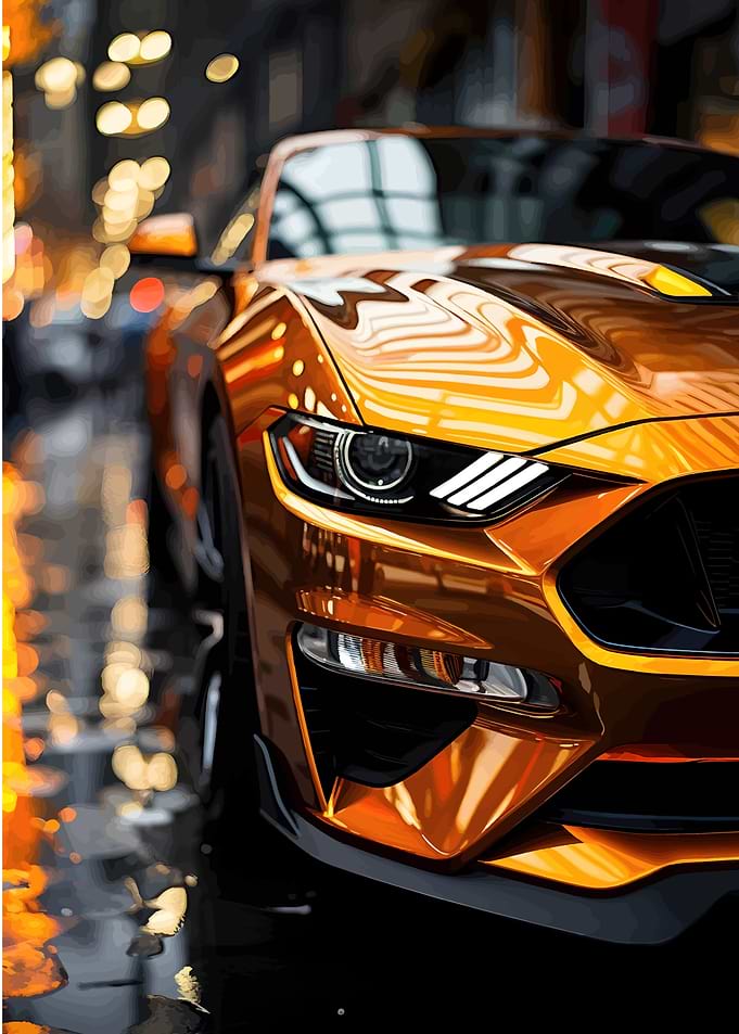 Golden Mustang