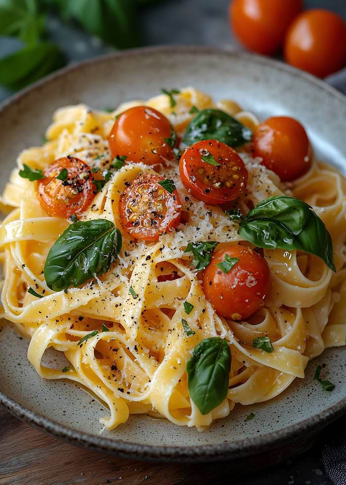 Pasta with Cherry Tomatoes