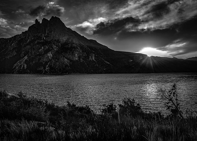 Mountain Lake Sunset